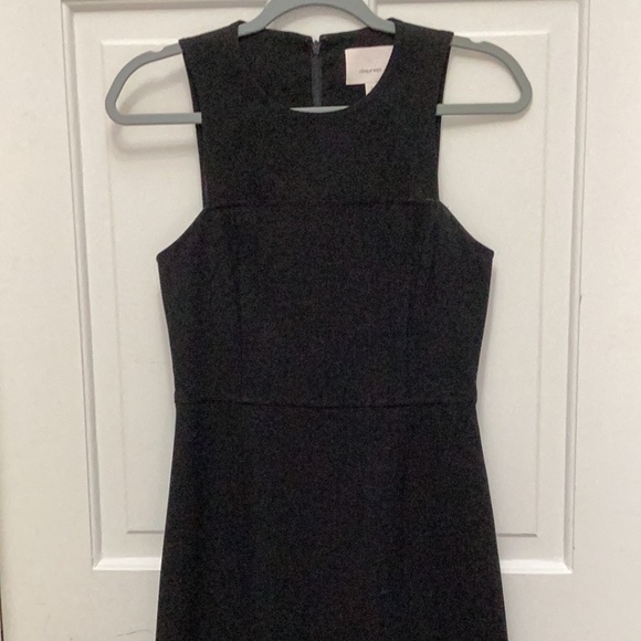 Cinq a Sept Black Knit Drop Waist Dress - Picture 2 of 9